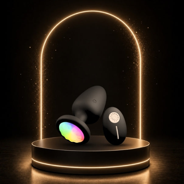 Rechargeable Silicone Vibrating Plug with USB Charging Waterproof Design